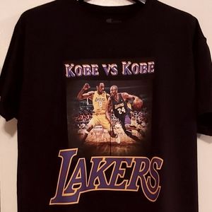 Custom Kobe vs Kobe shirts made in size as ordered